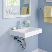 American Standard China Bowl Wall-Mount Lavatory, 18 1/4" x 20", White - photo 4