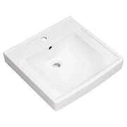 American Standard China Bowl Wall-Mount Lavatory, 20 1/4" x 21", White - photo 2