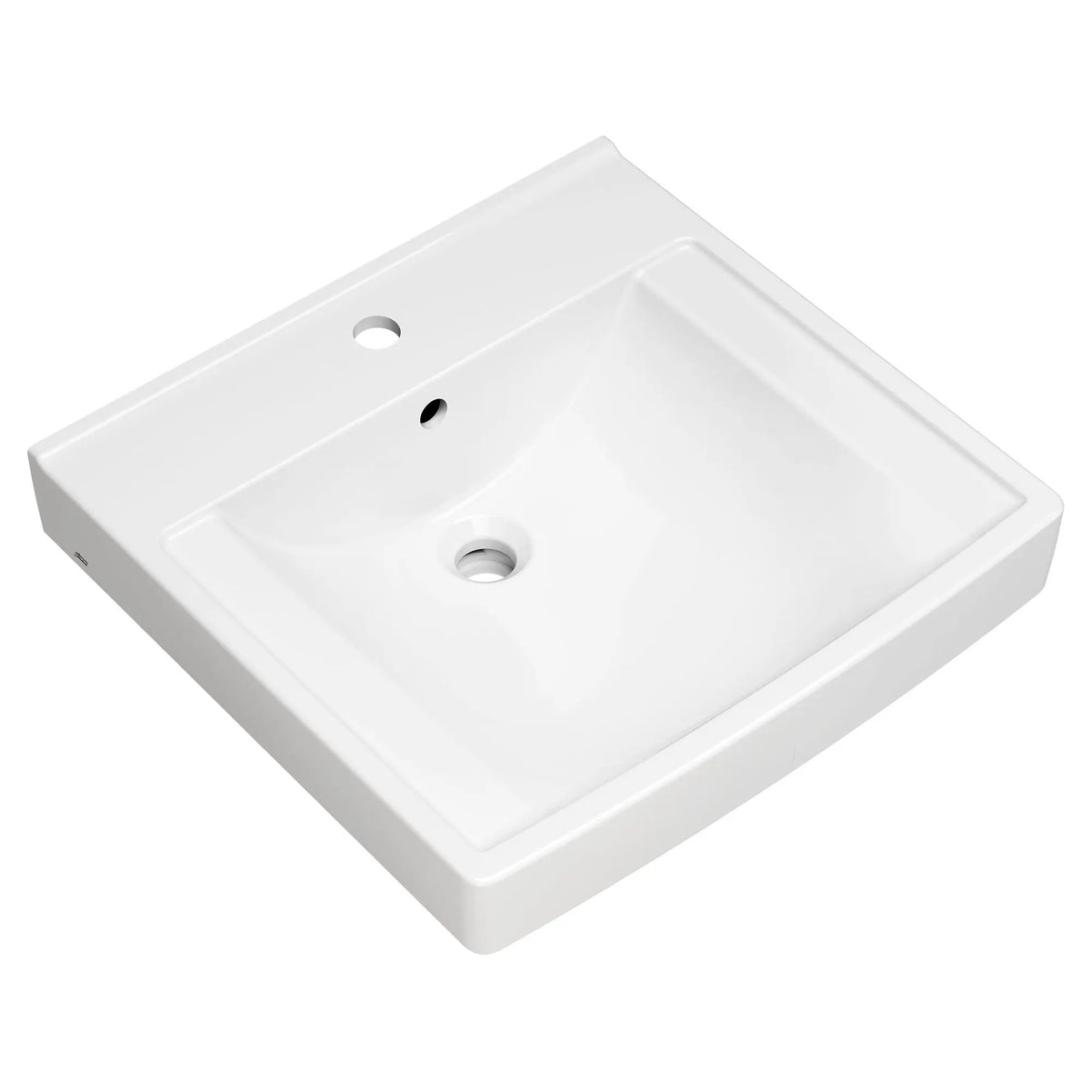 American Standard China Bowl Wall-Mount Lavatory, 20 1/4" x 21", White - photo 2