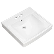 American Standard China Bowl Wall-Mount Lavatory, 20 1/4" x 21", White - photo 5
