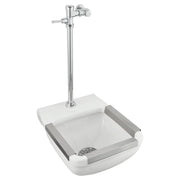 American Standard China Clinic Service Sink, Silver - 25 1/4"