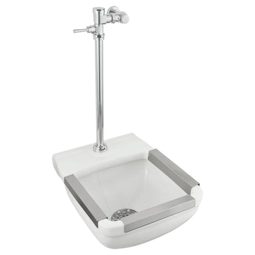 American Standard China Clinic Service Sink, Silver - 25 1/4"