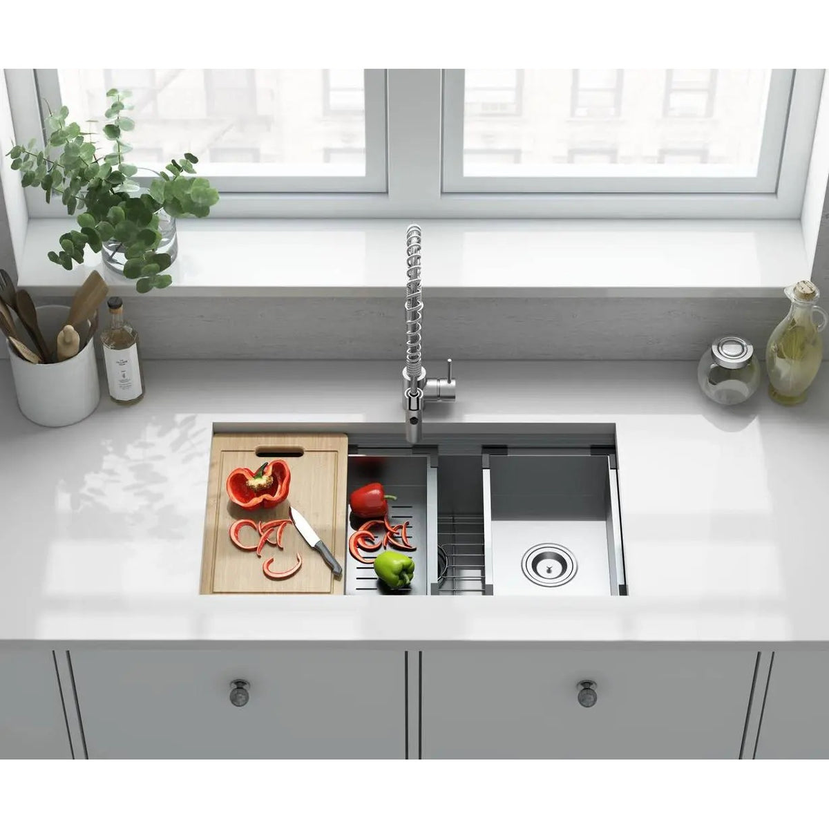 American Standard 18SB9332211WS.075 Stainless Steel Mount Sink, 22" x 33", Silver - photo 4