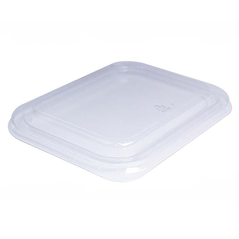 Solut 00083 Plastic Pan Lid, 6" x 8 5/16", Clear, 180/Case - Default Title