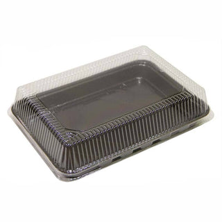 Solut Plastic Lid, 1/4 Sheet, Clear, 100/Case - 2 1/4"