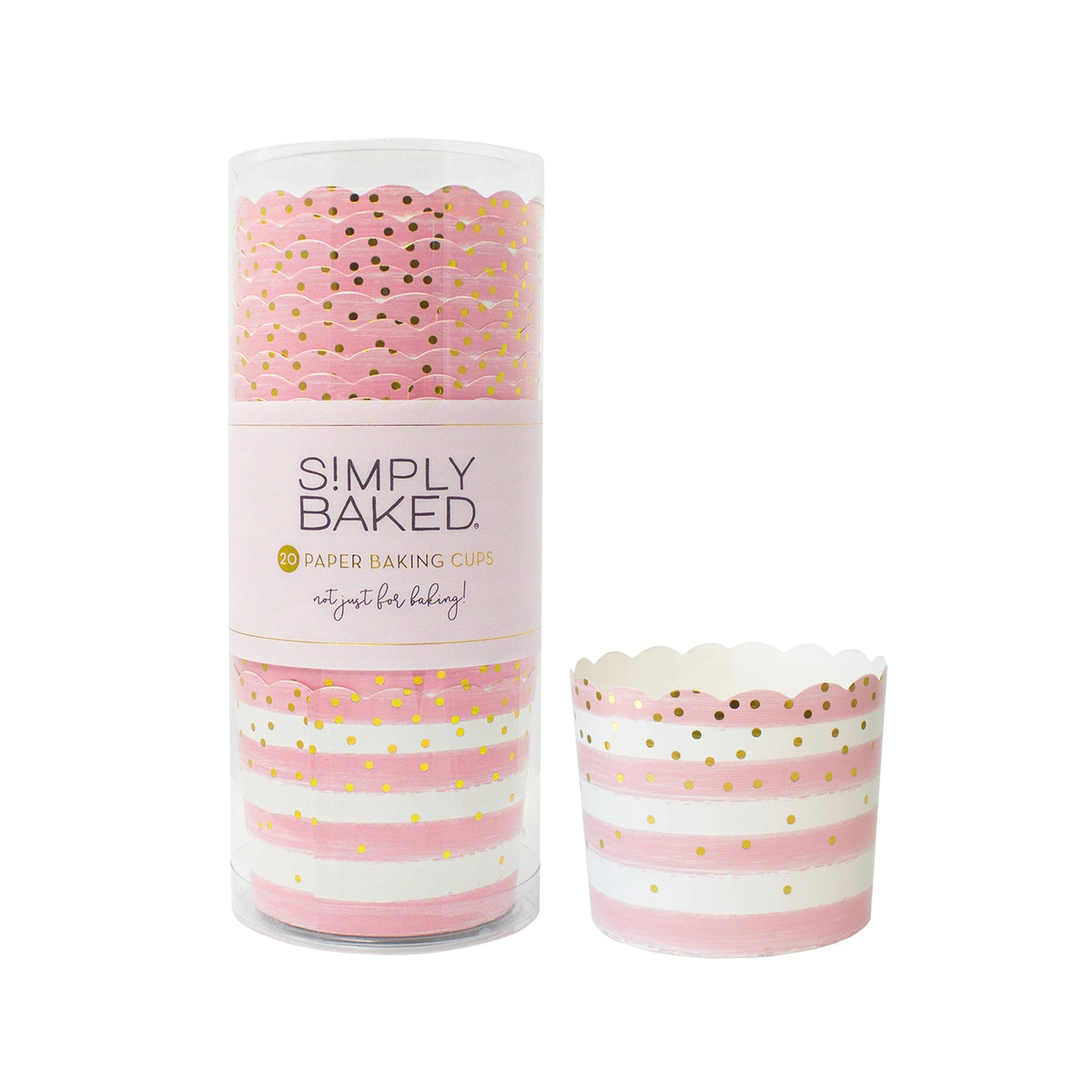 Sophistiplate CLG Paper Baking Cup, 5 oz., 120/Pack - Pink