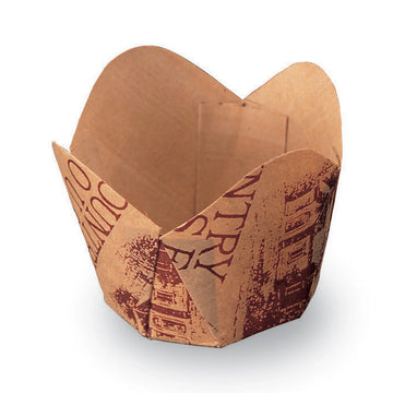 Welcome Home Brands Paper Baking Cup, 3.4 oz., 500/Case - Brown