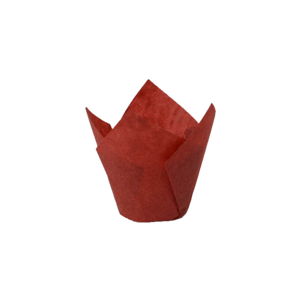 Novacart Paper Baking Cup, 1.5 oz., 3,600/Case - Red