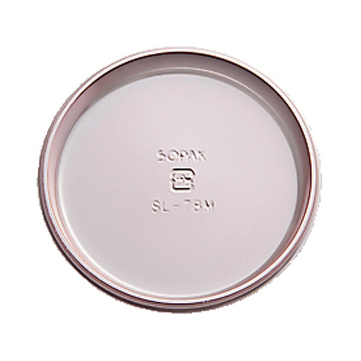 Welcome Home Brands PET Plastic Tray, 3 1/8" Diameter, 500/Case - Pink