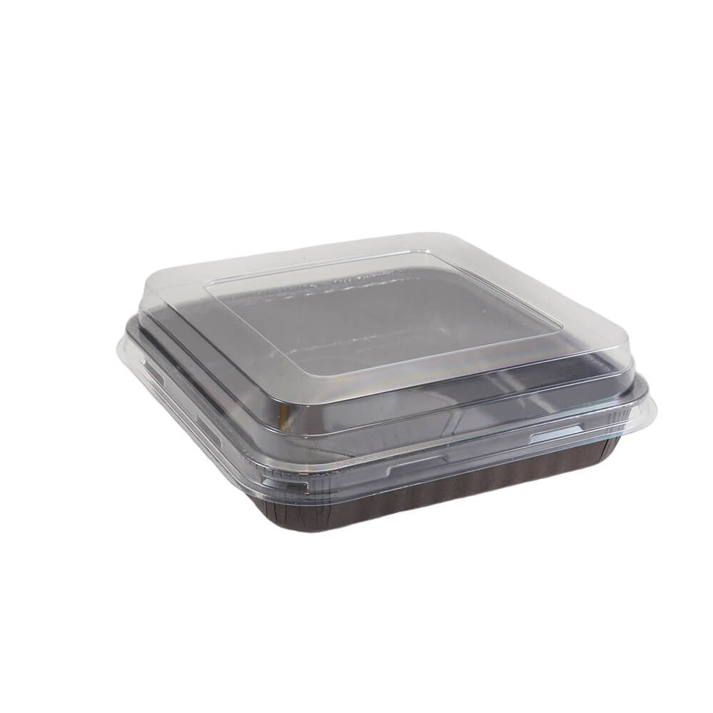 Novacart V9M63011 Plastic Lid, 8 3/8" x 8 3/8", Clear, 250/Case - Default Title