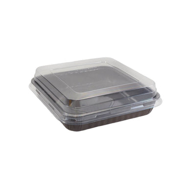 Novacart V9M63011 Plastic Lid, 8 3/8" x 8 3/8", Clear, 250/Case - Default Title