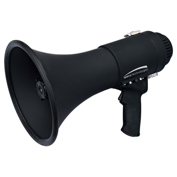 Speco Technologies ER370B ABS Plastic Megaphone, 14 5/8" Long, Black
