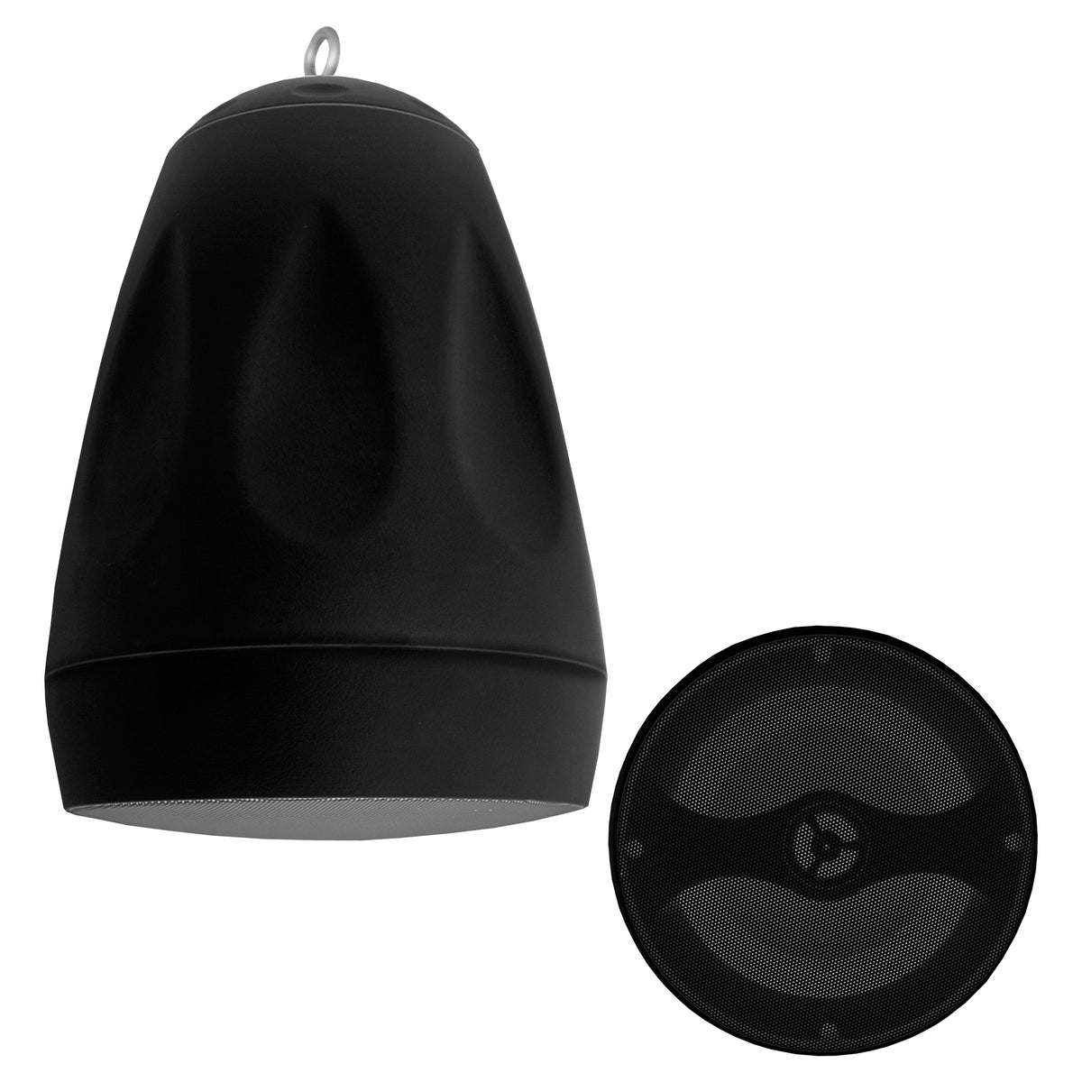 Speco Technologies Outdoor Speaker, 8 1/8" Diameter, 70/25V - Black