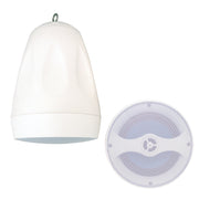 Speco Technologies Outdoor Speaker, 8 1/8" Diameter, 70/25V - White