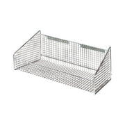 Quantum Storage Systems Chrome Wire Hanging Basket, 11 7/8" Wide, Silver - 18"