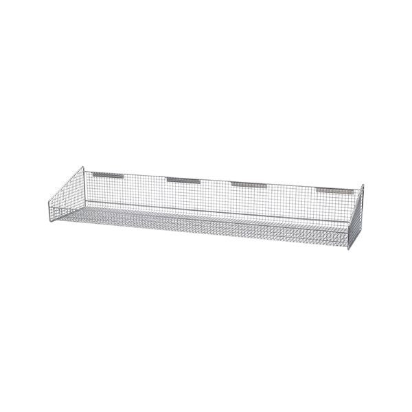 Quantum Storage Systems Chrome Wire Hanging Basket, 11 7/8" Wide, Silver - 48"