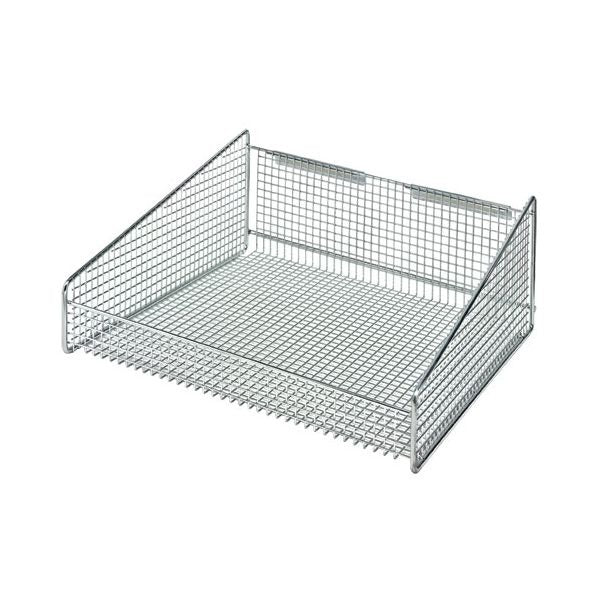 Quantum Storage Systems Chrome Wire Hanging Basket, 17 7/8" Wide, Silver - 18"