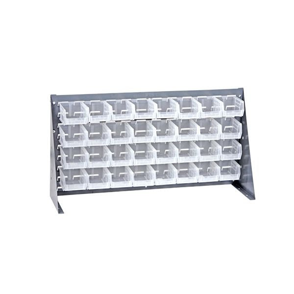 Quantum Storage Systems QBR-3619-210 Bench Rack, 8" x 36" - Clear