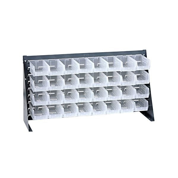 Quantum Storage Systems QBR-3619-220 Bench Rack, 8" x 36" - Clear