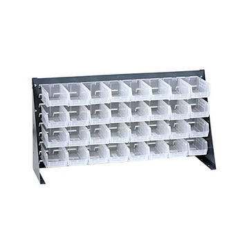 Quantum Storage Systems QBR-3619-220 Bench Rack, 8" x 36" - Clear