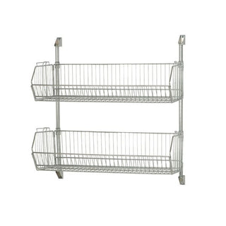 Quantum Storage Systems CAN-34 Post-Mounted Cantilever Baskets, 14" Wide, Silver - 36"