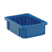 Quantum Storage Systems Polypropylene Dividable Container, Blue - 8 1/4" x 10 7/8" x 3 1/2"