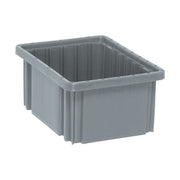 Quantum Storage Systems Polypropylene Dividable Container, Blue - 8 1/4" x 10 7/8" x 5"