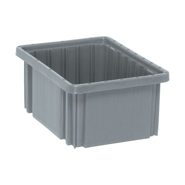 Quantum Storage Systems Polypropylene Dividable Container, Blue - 8 1/4" x 10 7/8" x 5"