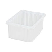 Quantum Storage Systems Polypropylene Dividable Container, Clear - 8 1/4" x 10 7/8" x 5"