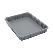 Quantum Storage Systems Polypropylene Dividable Container, Blue - 17 1/2" x 22 1/2" x 3"