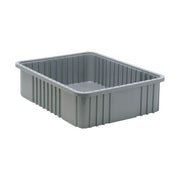Quantum Storage Systems Polypropylene Dividable Container, Blue - 17 1/2" x 22 1/2" x 6"