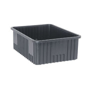 Quantum Storage Systems ESD Dividable Container, Black - 17 1/2" x 22 1/2" x 8"