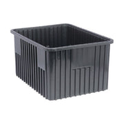 Quantum Storage Systems ESD Dividable Container, Black - 17 1/2" x 22 1/2" x 12"