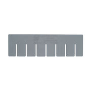 Quantum Storage Systems Polypropylene Divider, Gray, 6/Pack - Long