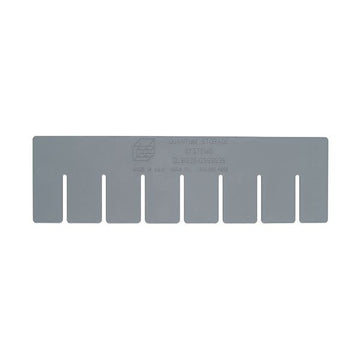 Quantum Storage Systems Polypropylene Divider, Gray, 6/Pack - Long