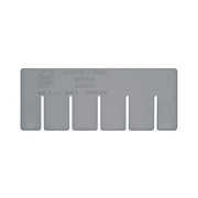 Quantum Storage Systems Polypropylene Divider, Gray, 6/Pack - Short