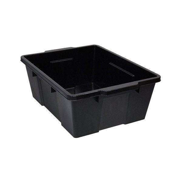Quantum Storage Systems Polypropylene Container, 15 7/8" x 21" - Black