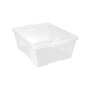 Quantum Storage Systems Polypropylene Container, 15 7/8" x 21" - Clear