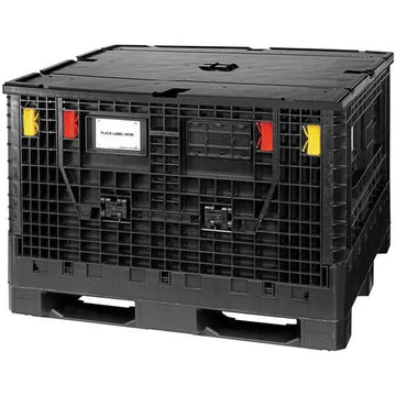 Quantum Storage Systems LID-4845 Polypropylene Lid, Black - Default Title
