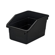 Quantum Storage Systems Polypropylene Bin, 7 1/2" x 10 1/4" - Black