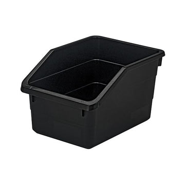 Quantum Storage Systems Polypropylene Bin, 7 1/2" x 10 1/4" - Black