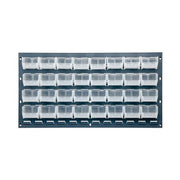 Quantum Storage Systems QLP-3619-210 Louvered Panel, 19" x 36" - Clear