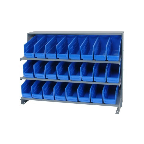 Quantum Storage Systems QPRHA-201BL Economy Polypropylene Rack, 36" x 12 1/2", Blue - Default Title