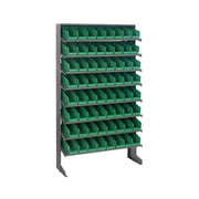 Quantum Storage Systems QPRS Economy Polypropylene Rack, 36" x 12" - Blue