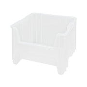 Quantum Storage Systems Polypropylene Container, 16 1/2" x 17 1/2" - Clear