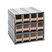 Quantum Storage Systems QIC Polystyrene Storage Cabinet, 11 3/8" x 11 3/4" - Gray