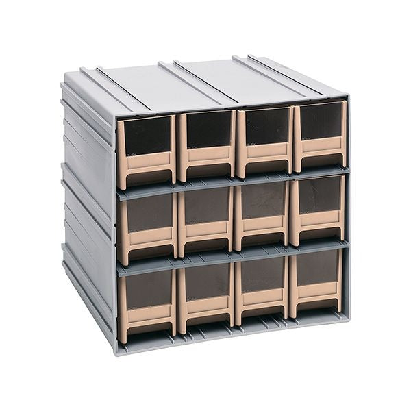 Quantum Storage Systems QIC Polystyrene Storage Cabinet, 11 3/8" x 11 3/4" - Gray