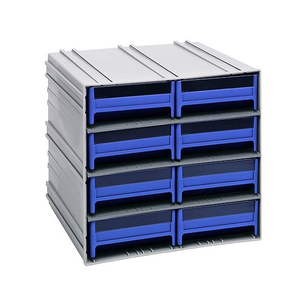 Quantum Storage Systems QIC Polystyrene Storage Cabinet, 11 3/8" x 11 3/4" - Blue Gray