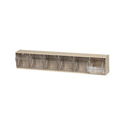 Quantum Storage Systems Plastic Storage System, 3 5/8" x 23 5/8" - Clear Gray