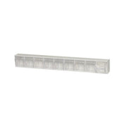 Quantum Storage Systems Plastic Storage System, 2 1/2" x 23 5/8" - Clear Gray
